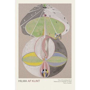 Obrazová reprodukce Tree of Knowledge Series (No.5 out of 8) - Hilma af Klint, (26.7 x 40 cm)