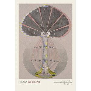 Obrazová reprodukce Tree of Knowledge Series (No.4 out of 8) - Hilma af Klint, 26.7x40 cm