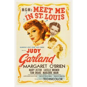 Obrazová reprodukce Meet me in St.Louis / Judy Garland (Retro Movie), (26.7 x 40 cm)