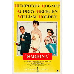 Obrazová reprodukce Sabrina / Audrey Hepburn (Retro Movie), (26.7 x 40 cm)