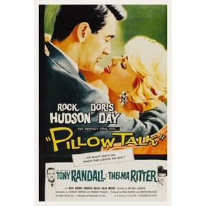 Obrazová reprodukce Pillow Talk / Rock Hudson & Doris Day (Retro Movie), (26.7 x 40 cm)