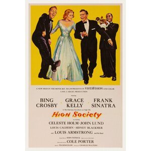 Obrazová reprodukce High Society with Bing Crosby, Grace Kelly & Frank Sinatra, (26.7 x 40 cm)