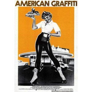Umělecká fotografie American Graffiti, 1973, (26.7 x 40 cm)