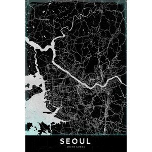 Mapa SEOUL, Eysmael Quisora, (26.7 x 40 cm)