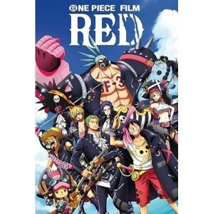 Plakát, Obraz - One Piece: Red - Full Crew, (61 x 91.5 cm)