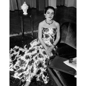 Umělecká fotografie Maria Callas, (30 x 40 cm)