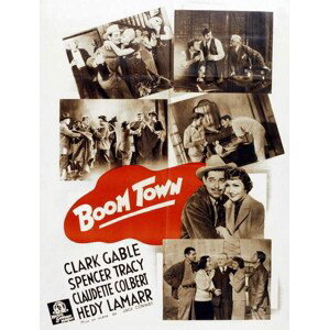 Umělecká fotografie BOOM TOWN directed by Jack Conway, 1940, (30 x 40 cm)