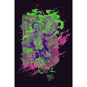 Umělecký tisk Joker - The Clown, (26.7 x 40 cm)