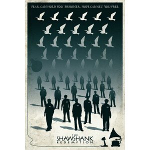 Umělecký tisk Vykoupení z věznice Shawshank, (26.7 x 40 cm)