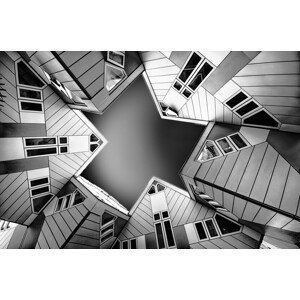 Umělecká fotografie Cubic houses, Henk Langerak, (40 x 26.7 cm)