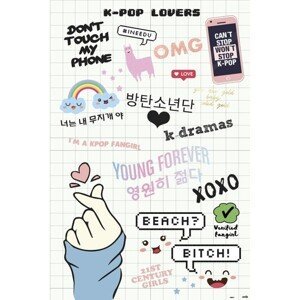 Plakát, Obraz - K-POP - Lovers, (61 x 91.5 cm)