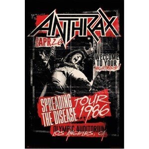 Plakát, Obraz - Anthrax - Spreading the Disease, (61 x 91.5 cm)