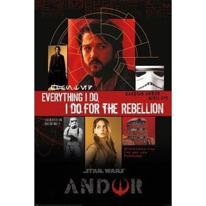 Plakát, Obraz - Star Wars: Andor - For the Rebellion, (61 x 91.5 cm)