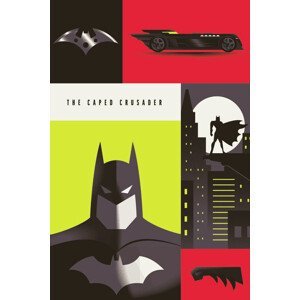 Umělecký tisk Batman - The caped crusader, (26.7 x 40 cm)