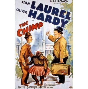 Umělecká fotografie Laurel and Hardy, (26.7 x 40 cm)