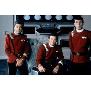 Umělecká fotografie Deforest Kelley, William Shatner and Leonard Nimoy, (40 x 26.7 cm)