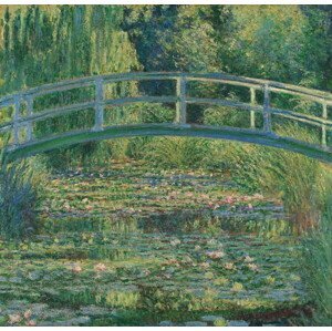 Monet, Claude - Obrazová reprodukce Waterlily Pond, 1899, (40 x 40 cm)