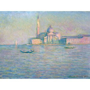 Obrazová reprodukce San Giorgio Maggiore, Venice, 1908, Claude Monet, 40x30 cm