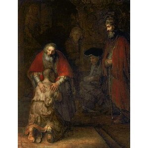 Rembrandt Harmensz. van Rijn - Obrazová reprodukce Return of the Prodigal Son, c.1668-69, (30 x 40 cm)