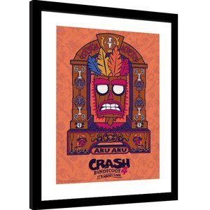 Obraz na zeď - Crash Bandicoot - Aku Aku