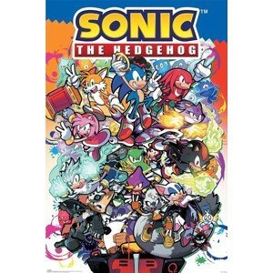 Plakát, Obraz - Sonic The Hedgehog - Sonic Comic Characters, (61 x 91.5 cm)