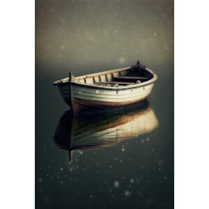 Umělecká fotografie Lonesome Boat, Treechild, (26.7 x 40 cm)