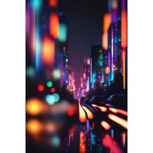 Umělecká fotografie Vibrant City, Treechild, (26.7 x 40 cm)