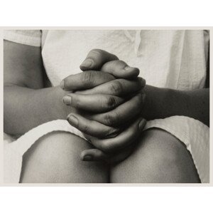 Umělecká fotografie Sitting, Waiting (Georgia O’Keeffe) - Alfred Stieglitz, (40 x 30 cm)