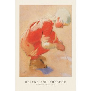 Obrazová reprodukce The Girl on the Sand - Helene Schjerfbeck, (26.7 x 40 cm)