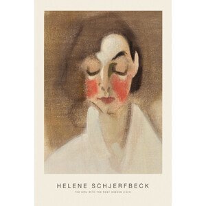 Obrazová reprodukce The Girl with the Rosy cheeks - Helene Schjerfbeck, (26.7 x 40 cm)