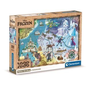 Puzzle Disney Maps - Ledové Králoství