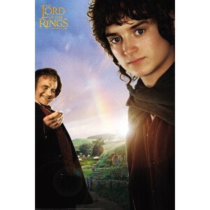 Umělecký tisk Lord of the Rings - Frodo & Bilbo, (26.7 x 40 cm)