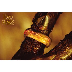 Umělecký tisk Lord of the Rings - One Ring, (40 x 26.7 cm)