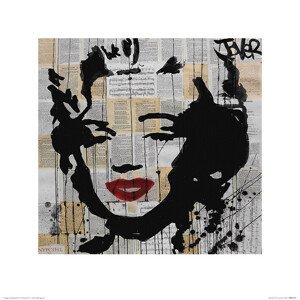 Umělecký tisk Loui Jover - Marilyn, (40 x 40 cm)