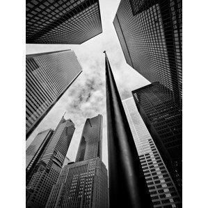 Umělecká fotografie Skyscrapers II, Jasmine, (30 x 40 cm)