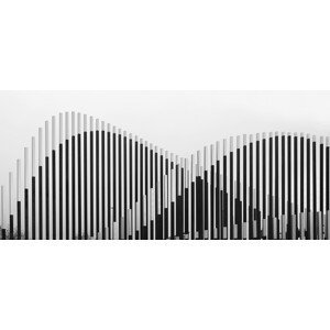 Umělecká fotografie Melodic Wave, Ivan Huang, (50 x 22.7 cm)