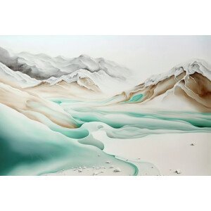 Ilustrace Frozen Landscape, Treechild, (40 x 26.7 cm)