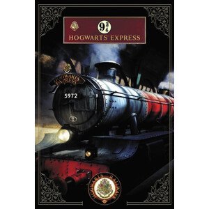 Umělecký tisk Harry Potter - The Hogwarts Express, (26.7 x 40 cm)