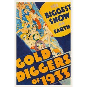 Umělecký tisk Gold Diggers of 1933 (Vintage Movie / Retro Cinema), (26.7 x 40 cm)