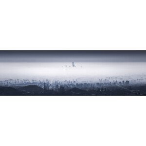 Umělecká fotografie Panorama of Beijing, Ran Shen, (90 x 27.8 cm)