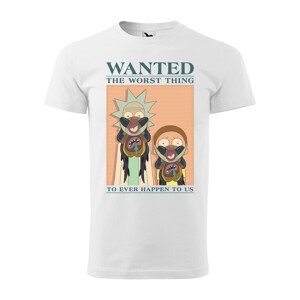 Tričko Rick and Morty - Wanted