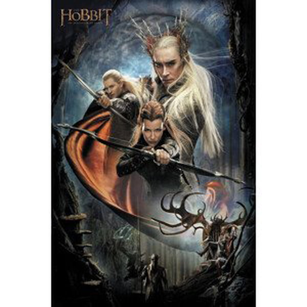 Umělecký tisk Hobbit - The Desolation of Smaug - The Elves, (26.7 x 40 cm)