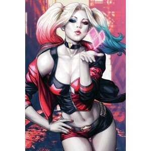 Umělecký tisk Harley Quinn Sending Love, (26.7 x 40 cm)