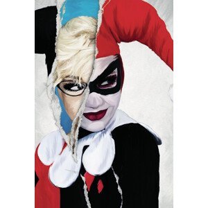 Umělecký tisk Harley Quinn - Dual Face, (26.7 x 40 cm)