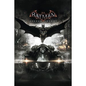 Umělecký tisk Batman Arkham Knight - Batmobile, (26.7 x 40 cm)