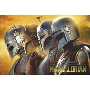 Plakát, Obraz - Star Wars: The Mandalorian - Mandalorians, (91.5 x 61 cm)