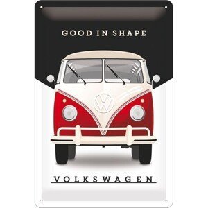 Plechová cedule Volkswagen VW - T1 - Good in Shape, (20 x 30 cm)