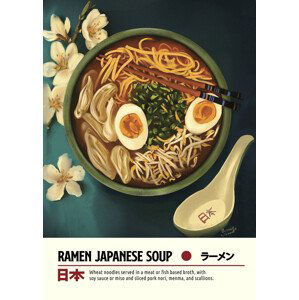 Ilustrace Ramen, Dionisis Gemos, (30 x 40 cm)