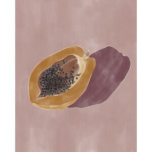 Ilustrace Papaya, Sophie Bek, (30 x 40 cm)