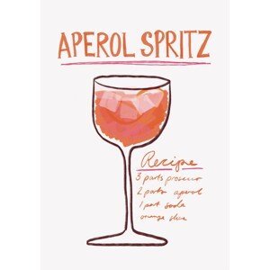 Ilustrace Aperol Spritz, Athene Fritsch, (26.7 x 40 cm)